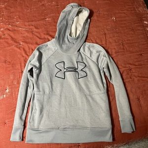 Unisex grey medium Under Armor sweatshirt